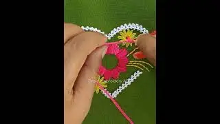 So Pretty Love Embroidery Design,Latest Pillow/Cushion Cover\Needle Work like pro/ Rumal Work
