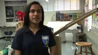 High School Students Use Physics and Creativity to Build a Whimsical Machine
