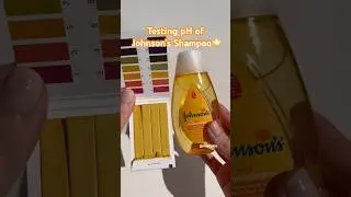 Раскрываем pH шампуня Johnson's Baby 👶 Действительно ли он мягкий? #шортс #длямалышей #уход за кожей