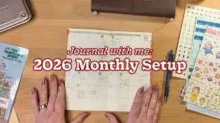 Let&rsquo;s Set Up the 2026 Traveler&rsquo;s Company Monthly Diary | Journal With Me + Free Printables