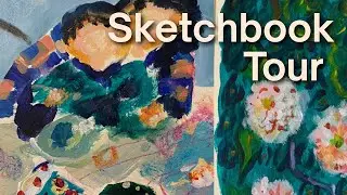 Starting a new sketchbook.
