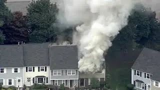 1 dead, 10 injured as gas explosions damage or destroy 39 homes north of Boston