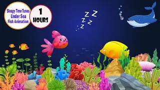 Lullabу and Calming Undersea Animation 🐟 Soothing fishes 🐟 Lullaby Music ZR 💤