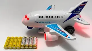 Unboxing Electric Transformable Airliner, RC Police Car, Electric Gear School Bus, City Retro RC Bus