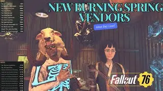 Fallout 76: TWO Secret New Vendors You NEED to Visit! (Burning Springs Update)