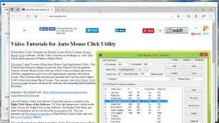 Auto Mouse Click by MurGee com Demo of Various Screens