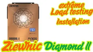  Extreme Load testing Ziewnic diamond 2 2.2kw Installatiion with Jinko 585 solar in korangi 
