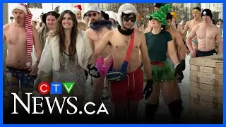 Skaters hit ice at The Bentway for the annual Polar Bear Skate
