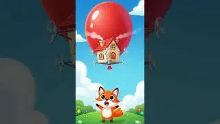 The Curious Fox and the Magical Balloon Adventure 🦊 | 3D Animation Short Film