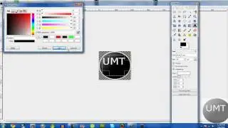 How to make a watermark in Gimp