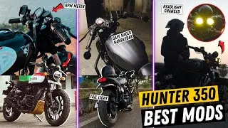5 Best HUNTER 350 Modifications (Part 2) with Buying Links ! Ritwiz Pandey