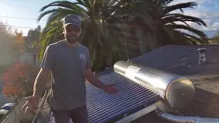 Tour of the Sunbank Solar Water Heater