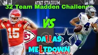 32 Team Madden Challenge: Dallas Cowboys vs Kansas City Chiefs #dakprescott #dc #kc #zeke #sports