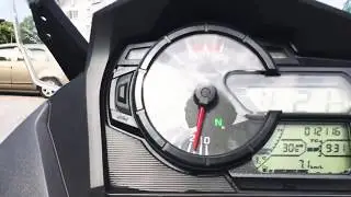 Suzuki V-Strom 650 RPM 6k at 130kmh