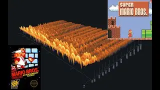 Super Mario Bros. NES: 3D spectrogram