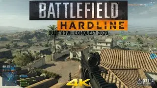 Battlefield Hardline Multiplayer 2020 Dust Bowl Conquest Gameplay 4K
