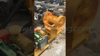 Mini jaw crusher with diesel engine, pe300x500 small jaw crusher for sale, jaw breaker#jawcrusher