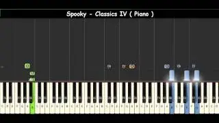 How to play Spooky - Classics IV Piano Tutorials