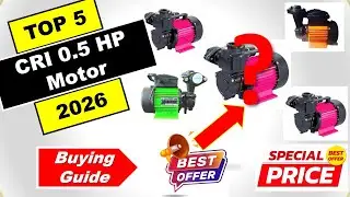 Best CRI 0.5 HP Motor in India 2026 ⚡ Price List ⚡ Best CRI Water Pumps