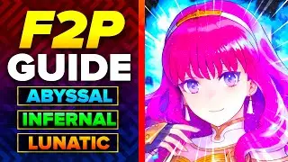 Emblem Celica ABYSSAL, Infernal, Lunatic F2P No SI Guide - Fire Emblem Heroes [FEH]