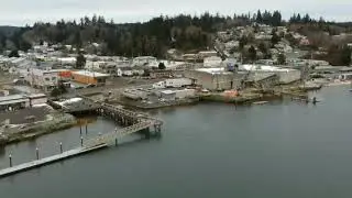 South Bend Dock ,Washington State -Drone View by DJI MAVIC  PRO