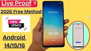 Samsung FRP Bypass 2026, Google Account Bypass All Android Version One Click Frp Unlock | Remove FRP