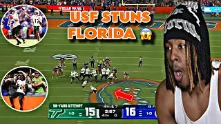 UPSET IN THE SWAMP! South Florida vs Florida Highlights | Week 2 REACTION 