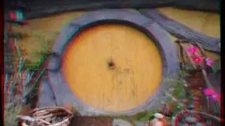 FOTR Bag End Front Door Footage in 3D!