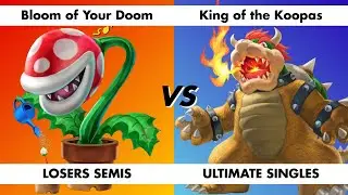 CPU Tournament #5 LOSERS SEMIS - Piranha Plant Vs. Bowser Smash Ultimate - SSBU