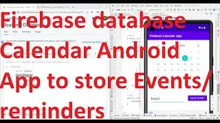 Создайте приложение-календарь на базе Firebase Realtime для хранения событий или напоминаний &mdash; API Android 13 33