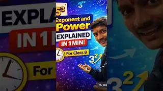Exponents & powers in 1 mint