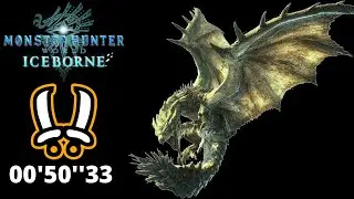 [MHW:IB] Hunting Rathian With Dual Blade 00'55''33 Solo (Low Rank)