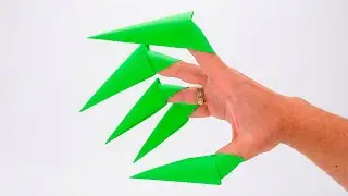 Scary Easy Paper Claws &ndash; Fun Halloween DIY