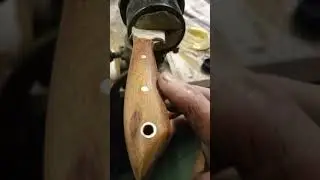 Knife making tips- finishing wood with linseed, Kephart knife- UK knife maker.