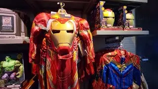 MARVEL SUPERHERO HEADQUARTERS SHOPPING VLOG NEW MERCHANDISE WHAT IF MICKEY MOUSE IRON MAN SPIDERMAN