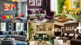 Stunning Colorful Living Room Decor | Bold & Beautiful Interiors l Best Color Combo l