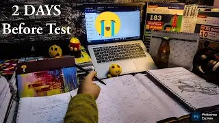 Day 129 | 2 Days Before Test 😰 | 5 Hours Study Done | JEE Dropper Life