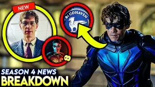 TITANS SEASON 4 - Joseph Morgan BROTHER BLOOD Updates, Bludhaven, NEW Robin Suit & MORE