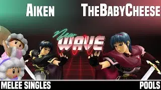 New Wave - Aiken (Marth, Ice Climbers) vs TheBabyCheese (Marth) - MELEE SINGLES - POOLS