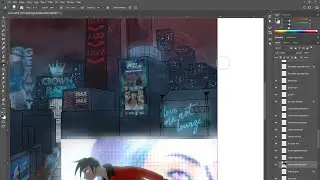 Cyberpunk City Speedpaint Voiceover Tutorial