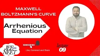 Maxwell boltzmann's distribution curve and arrhenious equation 