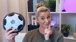 Hover Soccer Ball Boys Girls, Indoor Creative Toys for Toddlers with Foam Bumper Christmas Birthday
