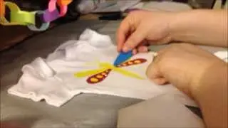New Cricut Iron-on Tutorial, Dragonfly Onesie!!