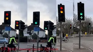 UK Traffic Lights: PEEK Elite Junction Lights on Coldhams Ln J/O Cromwell Rd in Cambridge
