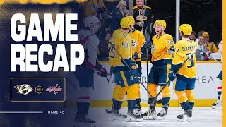 PREDS WIN: Game Highlights vs Washington Capitals: Jan. 11