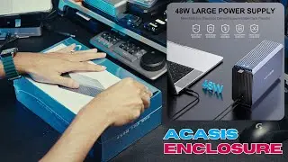 ACASIS 2Bay External Array Enclosure Super speed USB 3.0 #live #unboxing