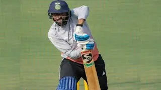 Siraj hitting sixes During batting in nets with rohit sharma help india vs new zealand ind vs nz odi