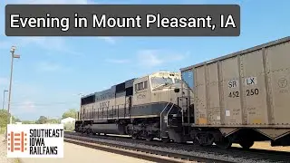 Evening at Mount Pleasant, Iowa with CPKC Power, Executive MAC, and 7 Hour Late Amtrak 6
