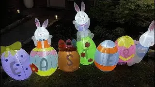 Easter inflatable outdoor decorations