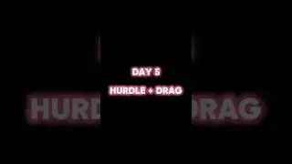 Day 5/50&ndash;Sprint Training with Hurdles, Drag Pull, Reps Track& Field Speed Workout @Sathleticx